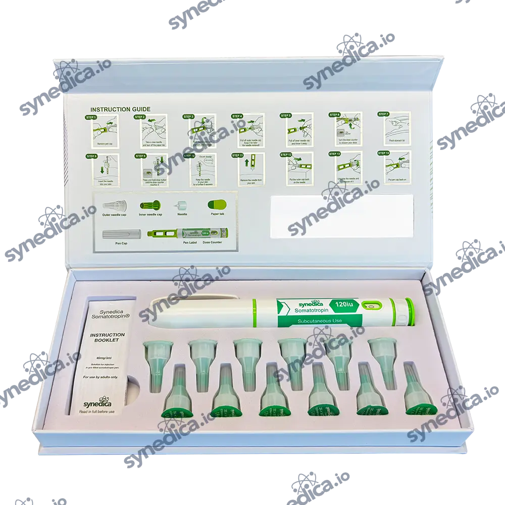 Synedica Somatotropin HGH 120iu Injection Pen Kit